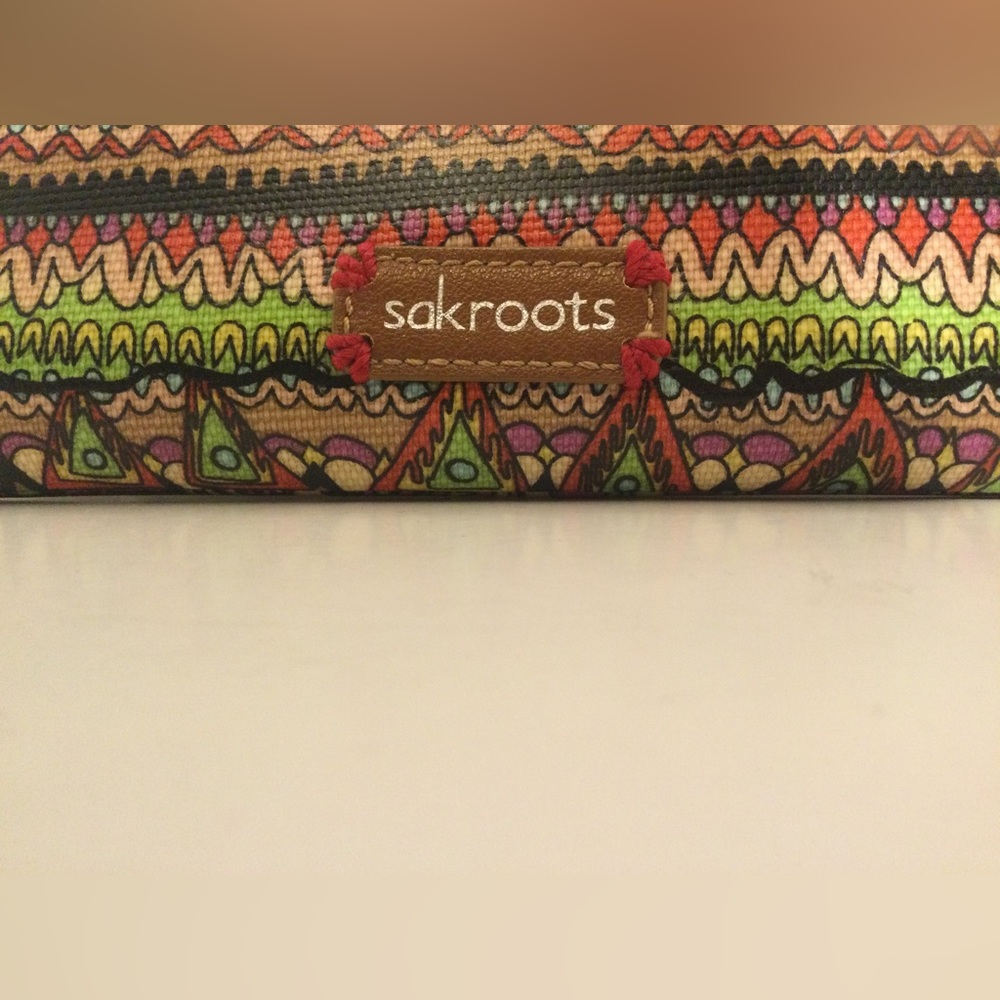 Sakroots Multicolored Design Coated Canvas Wallet… - image 2